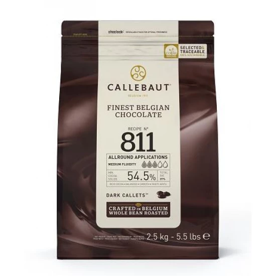 CALLEBAUT KUVERTÜR BİTTER  DROP (2,5 KG) // 811-RT-U71