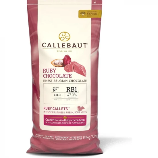 CALLEBAUT RUBY CHOCOLATE (10 KG) // CHR-R35RB1-554