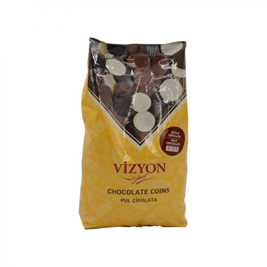 VİZYON SELECT PUL ÇİKOLATA SÜTLÜ %33 (2,5 KG)